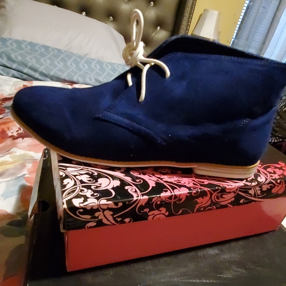 Suede Ankle Booties